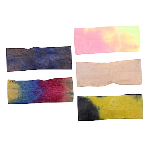 HONMEET 5stücke Elastisches Stirnband Für Damen Atmungsaktives Sport Stirnband Mit Knoten Design Dehnbares Für Frauen Schnell Trocknend von HONMEET
