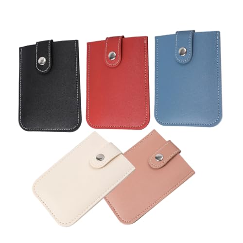 HONMEET 5stücke Ausziehbarer Karten-Organizer Karten-Organizer Ausziehbar Verdeckter Kartenhalter Kartenhalter Ausziehbar Kartenhüllen Kartenbehälter Ausziehbare Kartenhülle von HONMEET