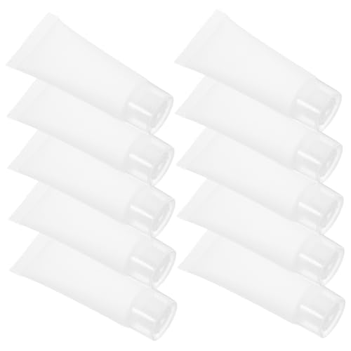 HONMEET 50 Stück Reise-lotion Behälter Leere Nachfüllbare Quetschflaschen mit Schraubverschluss für Creme Handcreme Shampoo Zahnpasta Auslaufsichere Reise Tuben für Toilettenartikel von HONMEET