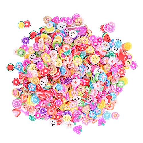 HONMEET 5000stücke Obst Nagel Scheibe Bunte Nagel Aufkleber Blume Scheibe Diy Nagelscheibe Dekorationen Obstscheibe Nagelaufkleber Nagelscheiben Blumenscheibe Nail Art von HONMEET