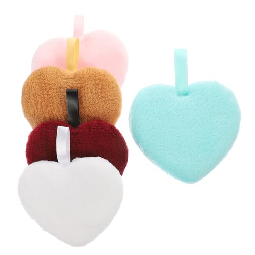 HONMEET Wiederverwendbare Reinigungspuffer 5 Stück Gesichtsreinigung Make up Entferner Saugfähig Waschbar Abwaschbar Für Sanfte Hautreinigung von HONMEET