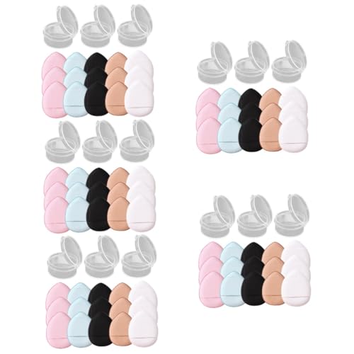 HONMEET 75stücke Mini Makeup Powder Puff Für Foundation Waschbare Schwämme Für Puder Lidschatten Für Unterwegs Und Tägliche Anwendung von HONMEET