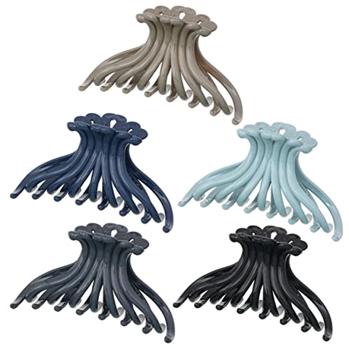 HONMEET 5stücke Große Haarklammern Für Dickes Haar Ergonomisch Sicherer Haarschmuck Für Frauen Party Alltag Kunststoff-haarklammern Minimalistisches Design von HONMEET