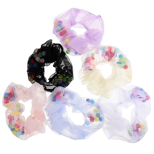 HONMEET 6stücke Haargummis Für Frauen Elastische Haarbänder Und Praktische Scrunchies Für Stilvolle Frisuren Und Lässigen Look von HONMEET