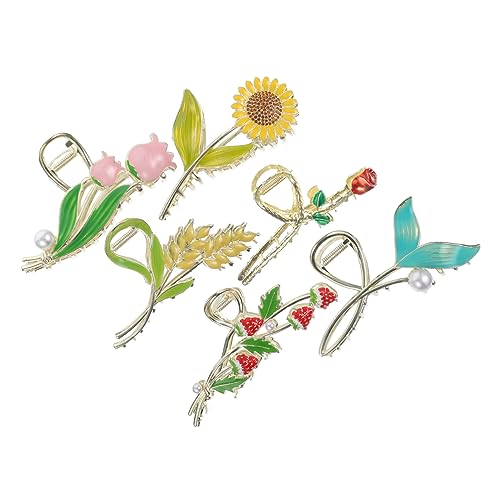 HONMEET 6 Stk Metall-haarklammern Dekorative Haarklammern Große Haarklammern Für Damen von HONMEET