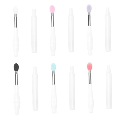 HONMEET 6stücke Teiliges Silikon Lippenpinsel Wiederverwendbare Kosmetik Lippenstift Applikatoren Für Lippenmaske Und Pailletten-lidschatten Hautfreundlich Und Langlebig von HONMEET