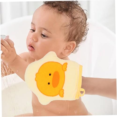 HONMEET 6 Stück Teiliges Badehandschuhe Cartoon Waschhandschuhe für Starkem Reinigungseffekt Weich Saugfähig Langlebig für Neugeborene und Kleinkinder Praktische Badetücher von HONMEET