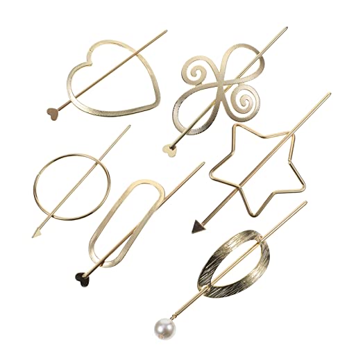 HONMEET 6stücke Vintage Haarspangen Haarnadeln Clips Brötchenhalter Für Damen Hochzeit Geburtstag Schmuck von HONMEET
