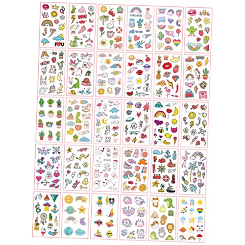 HONMEET 60 Blätter Temporäre Aufkleber Für Erwachsene Entfernbare Körperaufkleber Temporäre Aufkleberblätter Dekorative Aufkleber von HONMEET
