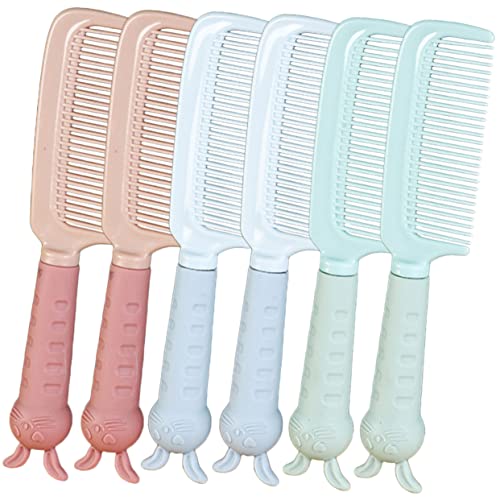 HONMEET 6St Kamm facilitation haarbürsten haar glossing haarpflegeset femmansoe Kinderkämme Haartrockner 360-Wellen-Bürste Allzweck-Haarkämme zuverlässige Kämme Damen Accessoires Plastik von HONMEET