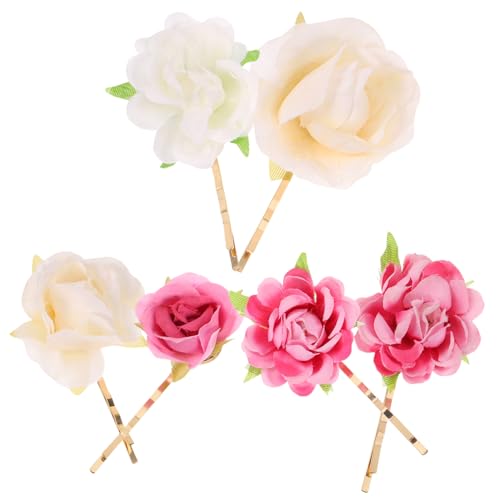 HONMEET 6stücke Blumen Haar Clips Boho Blumenhaarspange Haarnadel Für Mädchen Frauen Haarschmuck Stilvolle Haarnadel Für Partys Und Treffen von HONMEET