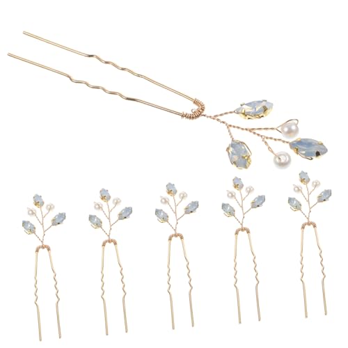 HONMEET 6stücke Haarnadeln Mit Strasssteinen Für Hochzeit Braut Haarschmuck Haarspangen Für Frauen Zubehör Für Abschlussball von HONMEET