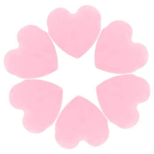 HONMEET 6stücke Puderquasten Herzform Für Make-up Kleine Puderquasten Für Losen Puder Gesichtspuderquaste Mit Fingerschlaufe Tragbare Make-up-quasten Für Damen HONMEET 6stücke Puderquasten Herzform Für Make-up Kleine Puderquasten Für Losen Puder Gesichtspuderquaste Mit Fingerschlaufe Tragbare Make-up-quasten Für Damen von HONMEET