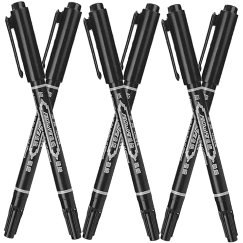 HONMEET 6stücke Tätowierstift Körpermarker Tattoo Chirurgiemarker Weißer Tätowierstift Augenbrauenpositionsstift Tätowier-make-up-stift Positionsmapping-tool Bestickter Augenbrauenstift Wa von HONMEET