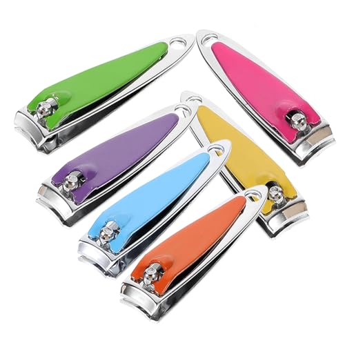 HONMEET 6stücke Nagelschneider Fingernägel Tragbarer Fingernagelknipser Dekorativer Nagelknipser Für Frauen Männer Werkzeug Zum Trimmen Von Nägeln von HONMEET