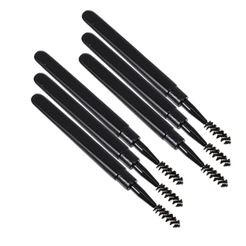 HONMEET 6stücke Makeup Pinsel Mit Wimpern Applikator Wimpern-make-up-pinsel Und Mascara-stäbe Für Augenbrauen Pflege Ergonomischer Griff Für Profi-salon Oder Heimgebrauch von HONMEET