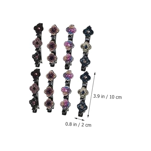 HONMEET 8 Stück Teiliges Strass haarspangen Damen Bunte Duckbill Clips Glänzende Haarschmuck accessoires Einfach zu Tragen zum Fixieren und Dekorieren bei Hochzeiten und Festen HONMEET 8 Stück Teiliges Strass haarspangen Damen Bunte Duckbill Clips Glänzende Haarschmuck accessoires Einfach zu Tragen zum Fixieren und Dekorieren bei Hochzeiten und Festen von HONMEET