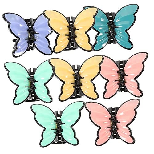 HONMEET 8stücke Teiliges Von Schmetterlings-haarspangen Für Damen Rutschfeste Haarklammern Hochwertigem Material Für Mitteldickes Haar Dekorativ Und Praktisch Für Alltag Und Besondere von HONMEET