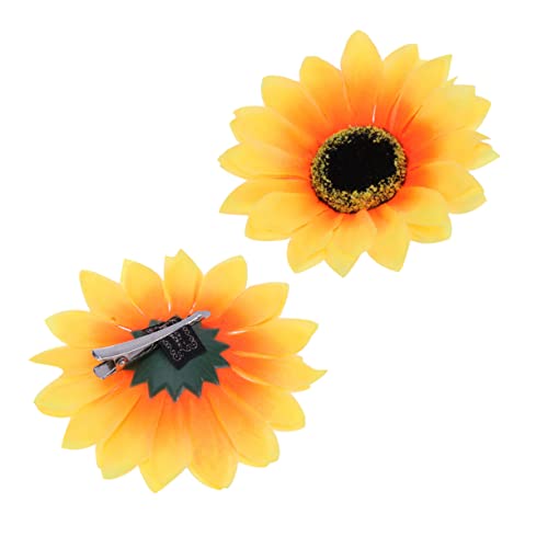 HONMEET 8stücke Simulation Sonnenblumen Haarnadel Mädchen Blumen Haarspange Für Strand Sommer Party Junge Mädchen Haarschmuck von HONMEET