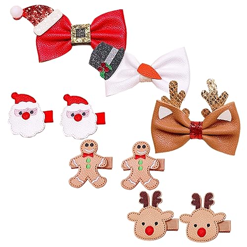 HONMEET Weihnachts-haarspangen Für Mädchen 9-teiliges Kinder-set Mit Schleife Haarspangen Für Mädchen Weihnachts-haar-accessoires HONMEET Weihnachts-haarspangen Für Mädchen 9-teiliges Kinder-set Mit Schleife Haarspangen Für Mädchen Weihnachts-haar-accessoires von HONMEET