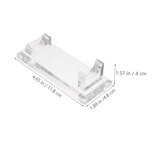 HONMEET Acryl Displayständer Tattoo Maschinenhalter Transparent Langlebig Robust für Kosmetikstudio Beauty Salon Schreibtisch Organizer von HONMEET