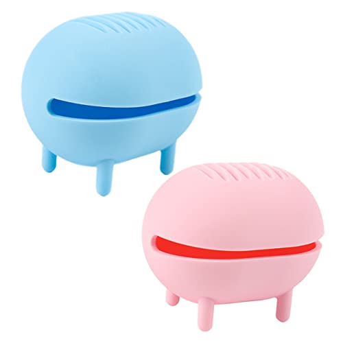 HONMEET 2stücke Make-up Schwamm Aufbewahrungsbox Staubdicht Und Atmungsaktiv Tragbarer Organizer Für Kosmetikschwämme Für Reisen Und Täglichen Gebrauch von HONMEET