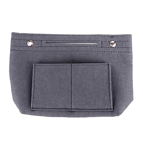 HONMEET Große Kapazität Kosmetiktasche Aus Filz Praktische Make-up Organizer Für Reisen Vielseitige Aufbewahrungstasche Für Damen Für Innen Und Außeneinsatz von HONMEET