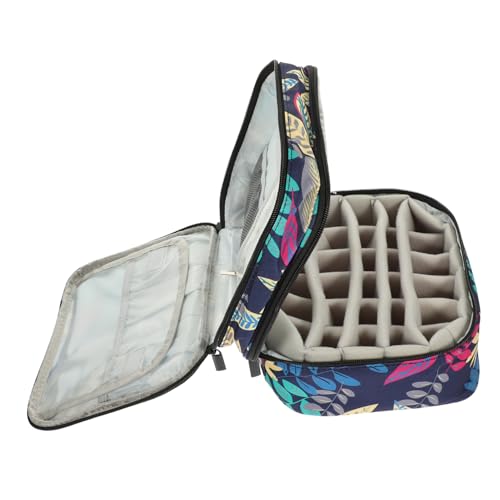 HONMEET Tragetasche Für Nagellack Organizer Etui Zum Aufbewahren Von Kosmetika Oxford-stoff Tasche Für Flaschen Mit Ätherischen Ölen von HONMEET