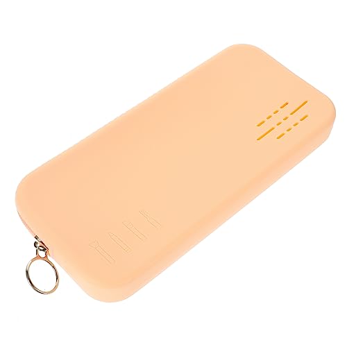 HONMEET Make-up-pinseltasche Aus Silikon Mit Reißverschluss Organizer Für Reisen Etui Zum Aufbewahren Von Lippenstiften Und Kosmetik Schlicht Und Praktisch von HONMEET