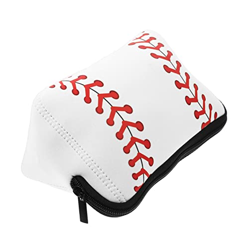 HONMEET Portable Baseball Kosmetiktasche Wasserdichter Toiletry Bag Für Reisen Für Damen Und Herren Mit Kreativem Design Für Make-up Und Pflegeprodukte von HONMEET