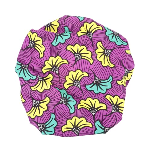 HONMEET Komfortable Polyester Schlafhaube Für Damen Doppellagige Satin-bonnet Mit Zarten Drucken Schützend Und Elastisch Für Haarschutz Beim Schlafen Und Duschen HONMEET Komfortable Polyester Schlafhaube Für Damen Doppellagige Satin-bonnet Mit Zarten Drucken Schützend Und Elastisch Für Haarschutz Beim Schlafen Und Duschen von HONMEET