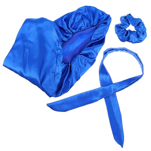 HONMEET Bequeme Kopfbedeckung Mit Elastischem Band 1 Set Seidenhauben Für Die Haarpflege Hauben Für Damen Nachtschlafmütze von HONMEET