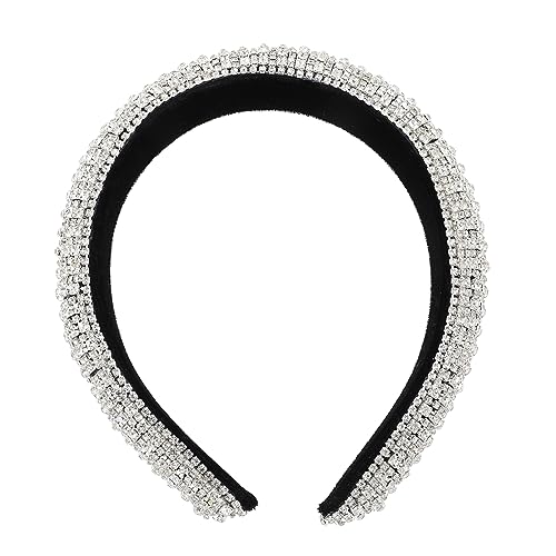 HONMEET Rhinestone Haarreifen Für Damen Elegantes Haarschmuck Für Hochzeiten Partys Und Besondere Anlässe Leicht Und Langlebig Mit Funkelnden Kristallen von HONMEET