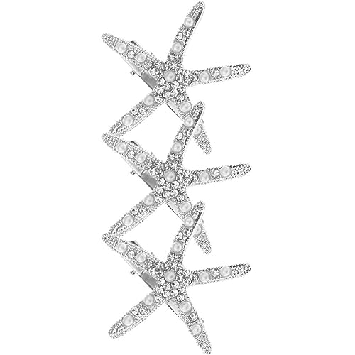 HONMEET Hochzeits-haarnadel Mit Sternmotiv Silberne Haarnadeln Aus Metall Meerjungfrauen-haarschmuck Für Damen Dekorative Haarnadeln Für Ponyfrisuren von HONMEET