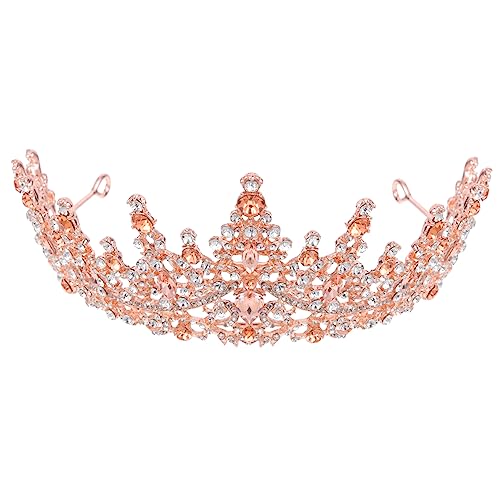 HONMEET Hochzeits Stirnband Für Braut Zarte Barock Tiara Elegante Brautkopfschmuck Kronendekor Für Frauen Hochzeitsschmuck Mit Charm-details von HONMEET