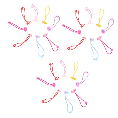 HONMEET Elastisches Haarband Für Mädchen 24 Stück Farbenfrohe Haargummis Elastische Haargummis Für Kinder Für Freizeit Und Partys Haarhalter von HONMEET
