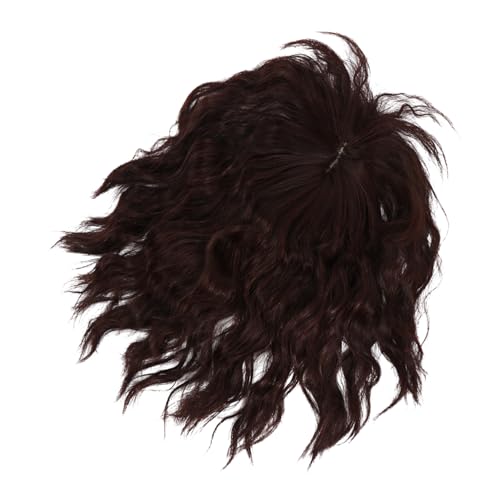 HONMEET Clip-in Haar Frauen Air Fringe Curly Fringe 25cm Tiefe Flauschige Nahtlose Ersatz Haar Teile Für von HONMEET