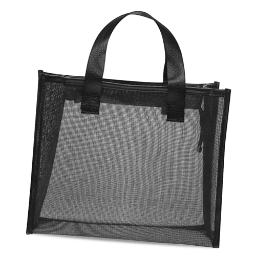 HONMEET Netztasche Kosmetiktasche Kulturbeutel Für Damen Aus Nylon Mit Netzdesign Für Gute Luftzirkulation Und Großem Fassungsvermögen Für Make-up Und Reisebedarf von HONMEET