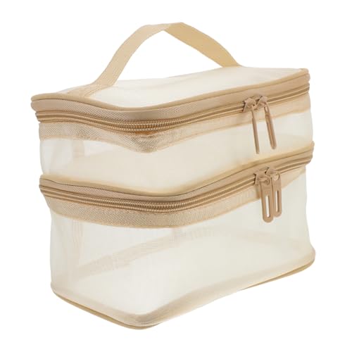 HONMEET Kosmetiktasche Transparent Doppellagige Aufbewahrungstasche Für Reisen Wasserabweisend Leicht Und Einfach Zu Reinigen Für Damen Und Unterwegs HONMEET Kosmetiktasche Transparent Doppellagige Aufbewahrungstasche Für Reisen Wasserabweisend Leicht Und Einfach Zu Reinigen Für Damen Und Unterwegs von HONMEET