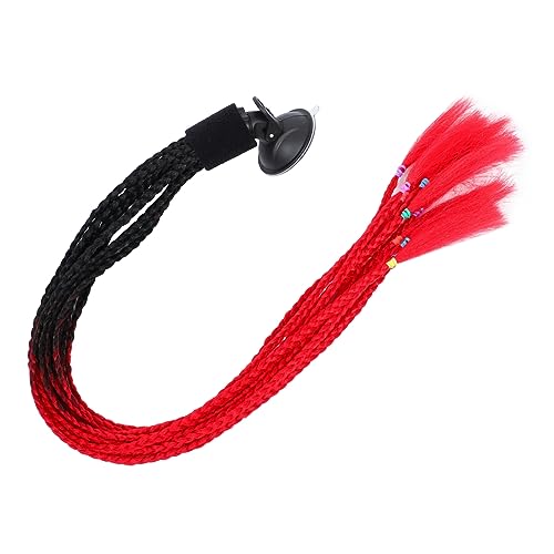 HONMEET Helm-pferdeschwanz-verzierung Künstlicher Pferdeschwanz Bunte Helmdekorationsperücke Einfach Anzubringen Passt Zu Fast Jedem Helmtyp von HONMEET