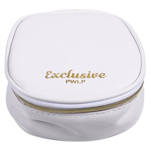 HONMEET Kosmetikbeutel Aus Leder Für Lippenstift Mit Spiegel Tragbare Make-up-Tasche Für Reisen Und Camping Praktische Aufbewahrungstasche Für Frauen Und Mädchen von HONMEET