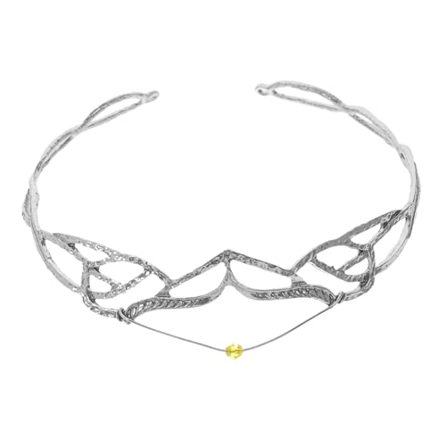 HONMEET Tiara-stirnband Für Braut Haarschmuck Für Hochzeit Modisches Stirnband Für Damen Feenkrone Mit Strass Kopfschmuck Für Party Und Geburtstag von HONMEET