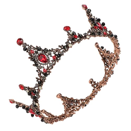 HONMEET Hochzeit Haarschmuck Braut Kronen Königin Retro Tiaras Kopfbedeckung von HONMEET