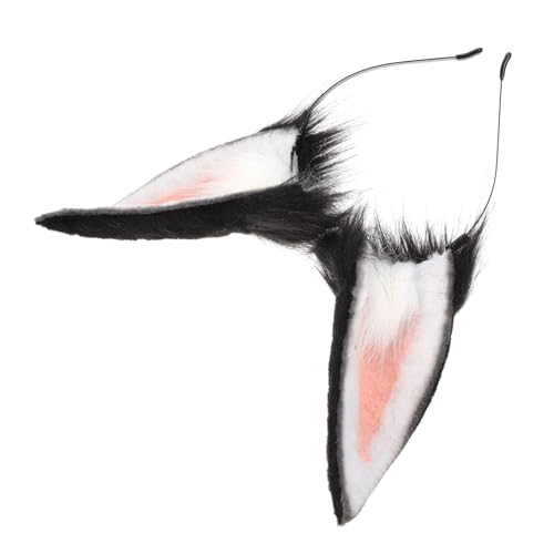 HONMEET Exquisites Plüschkopfband Mit Süßen Bunny Ohren Für Damen Ideales Kostümzubehör Fotorequisite Für Partys Und Festivals Weiches Und Bequemes Material von HONMEET