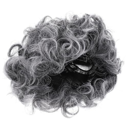 HONMEET Frauen Cosplay Perücke Alte Dame Kostüm Perücke Für Halloween Und Karneval Synthetisch Ergänzung Für Kostümpartys von HONMEET