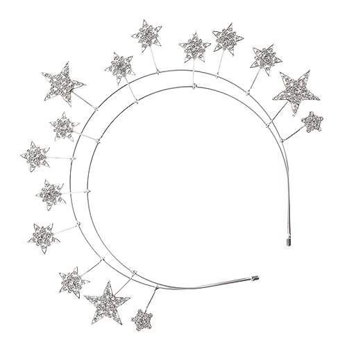 HONMEET Sternenhaarreif Mit Strass Für Hochzeit Geburtstag Kopfbedeckung Haarband Sternen Stirnband Kopfschmuck HONMEET Sternenhaarreif Mit Strass Für Hochzeit Geburtstag Kopfbedeckung Haarband Sternen Stirnband Kopfschmuck von HONMEET