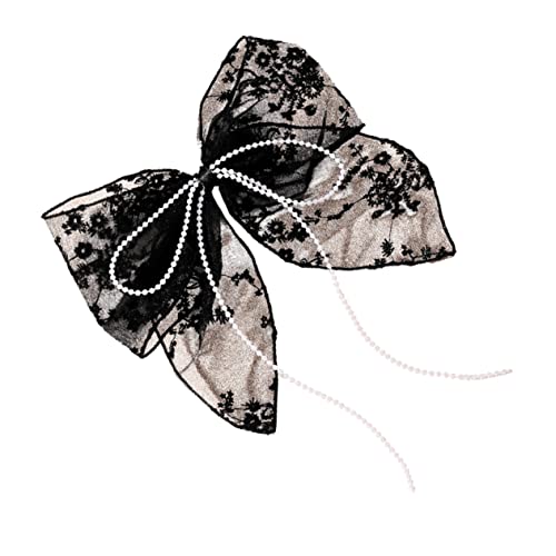 HONMEET Haarschleife Mit Knoten Große Hintere Schleifenspange Haarspange Haarnadel Kopfschmuck Für Frauen Und Mädchen von HONMEET