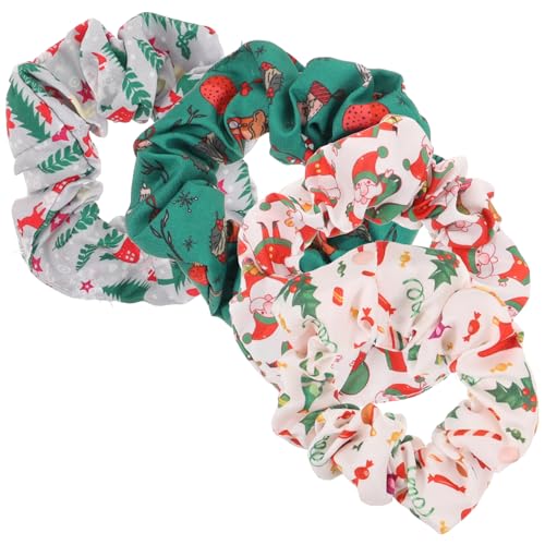 HONMEET 4 Stück Weihnachts-haarringe Haargummis Haarband-accessoires Für Mädchen von HONMEET