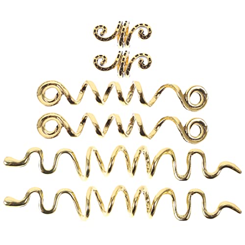 HONMEET Haar-accessoires-set Für Mädchen 6-teilig Dreadlock-schmuck Für Zöpfe Haar- Manschetten Und Ringe Haarschmuck Für Zöpfe Haarspiralen Spulen von HONMEET