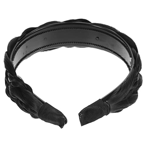 HONMEET Geflochtenes Haar Stirnband Damen Breites Design Kopfschmuck für Alltag und Feiern Leicht Tragbar Haarschmuck für Hochzeiten und Partys von HONMEET